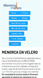 Mobile Screenshot of menorcaenvelero.es